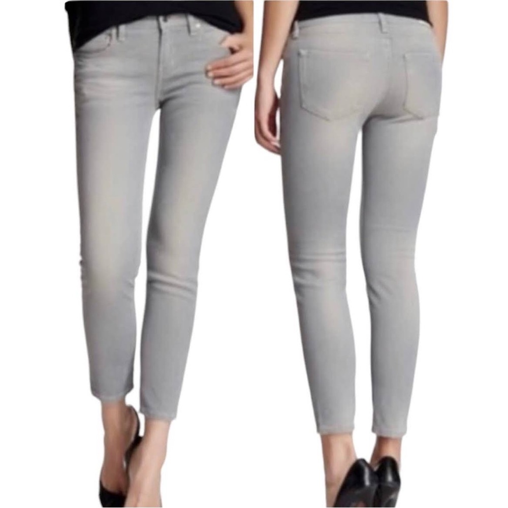 IRO Skinny Ankle Jeans - Size 28 - Grey/Nude Distressed - Excellent Condition